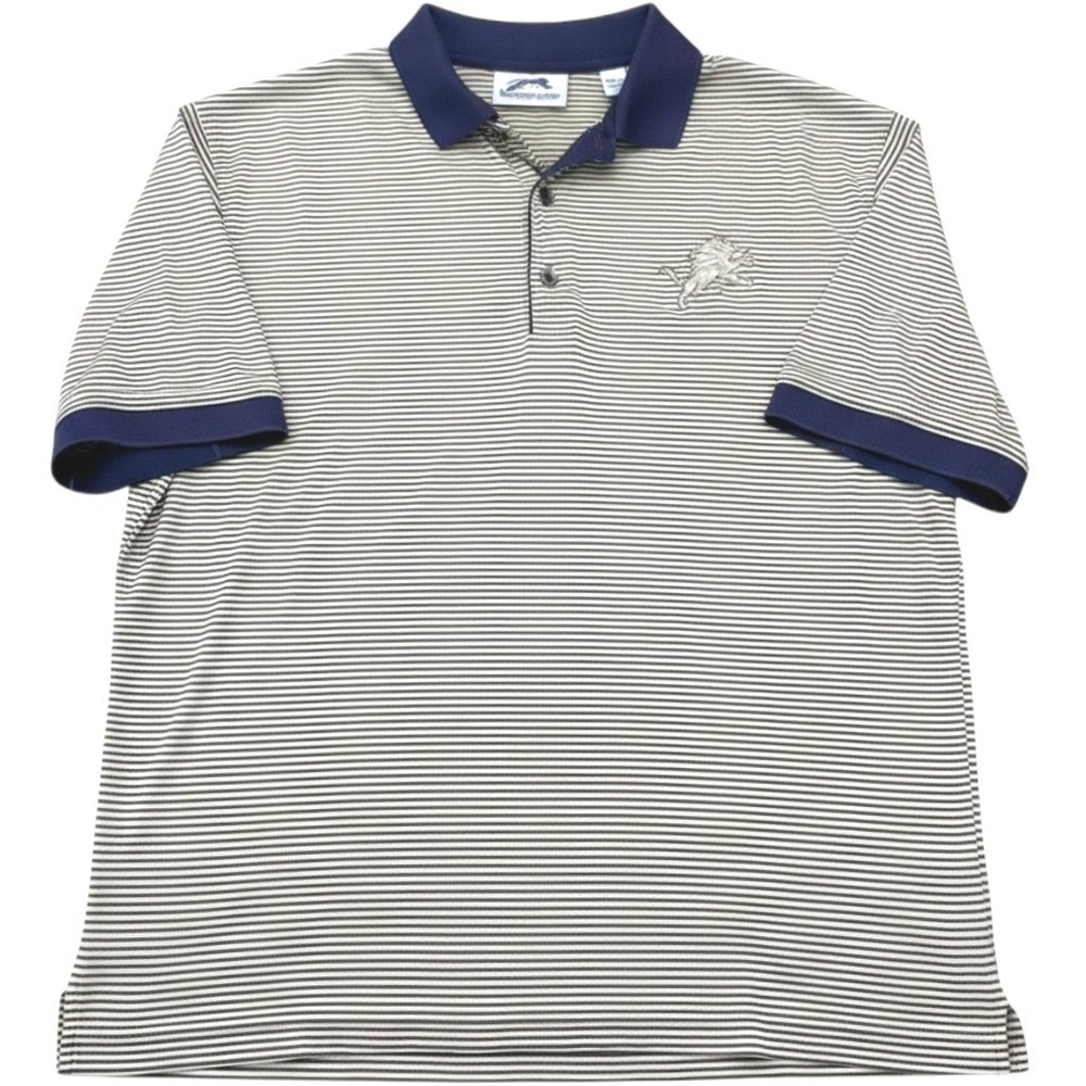 VTG Slazenger 101st US Open 2001 Southern Hills Golf Polo Shirt Large Striped